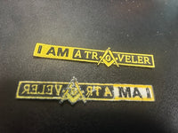 I am a traveler (Masonic Patches)