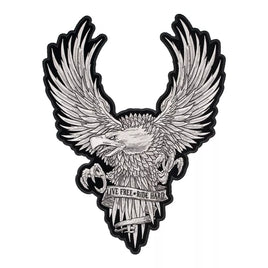 Live Free Ride Hard Off-White Subdued Eagle Patch