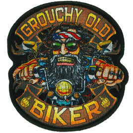 Grouchy Old Biker Large Patch