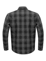 Men's Flannel Shirt Black - Grey