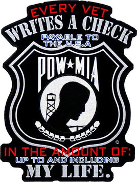 Every Vet Writes A Check POW Patch