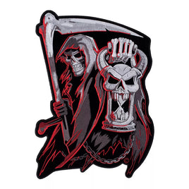 Countdown To Death Grim Reaper Hourglass Patch