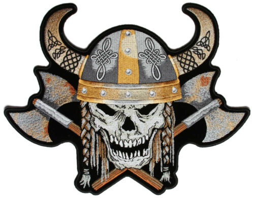 Atlantic Collectibles Viking RAM Horned Pit Lord Warrior Skull