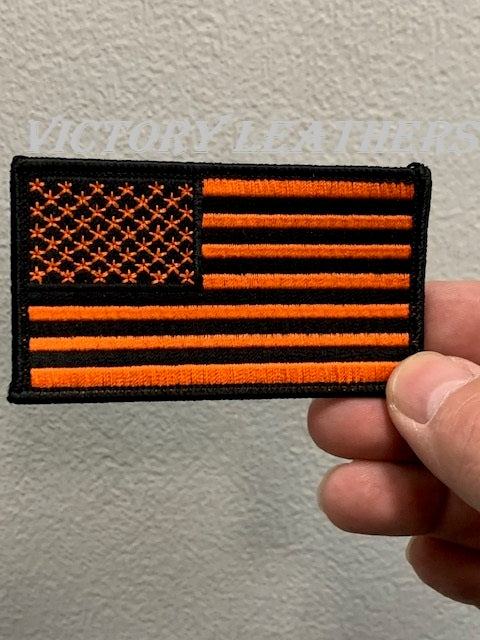 USA Flag Punisher Patch, Victory Leathers