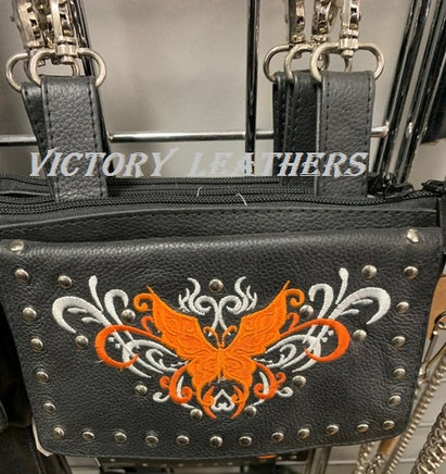 Top Grain Genuine leather Large Waist Bag/Fanny Pack/ Waist Hip Purse 040  (C) - Walmart.com