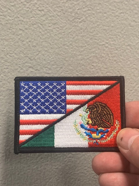 US/MEXICO FLAG PATCH – ABC PATCHES